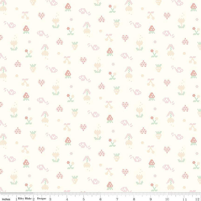 Hush Hush 5 Summer Love Cotton 43"/44" Fabric Per Yard