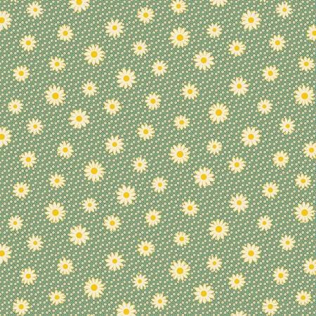 MB Aunt Graces Goes Scrappy Green Daisy