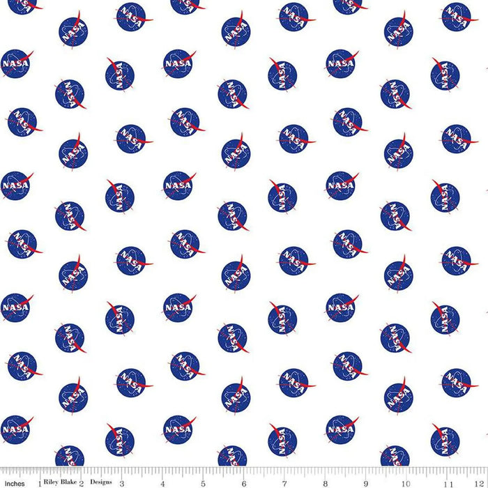 RB White NASA Logo Toss Outer Space C15484