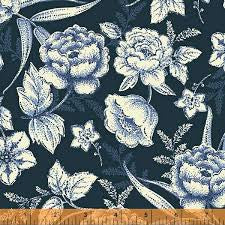 WD Marlais Pointillus Bouquet Indigo