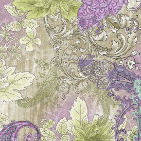 RJR Maison Tableau Turquoise and Lilac