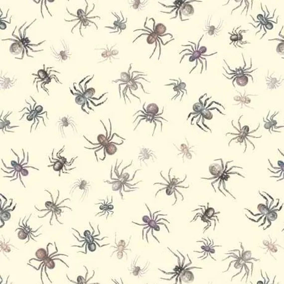 QT Cream Spiders Creepsville 2600-30207-E