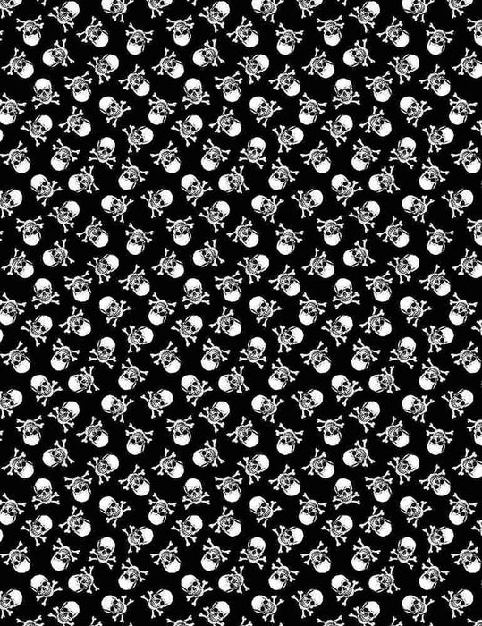 TT Black Tossed Mini Skulls-Gail Cadden