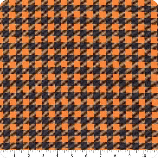 WL Orange and Black Buffalo Check 39148-889