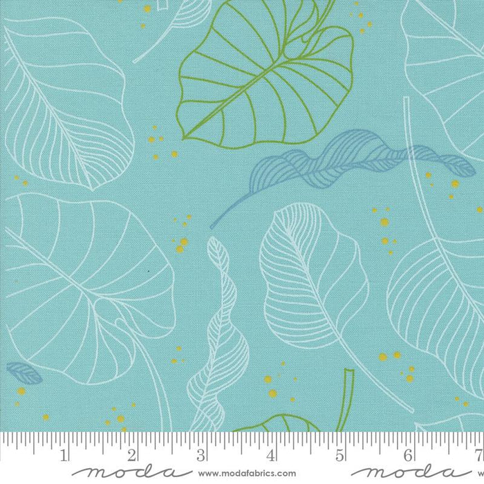MO Spray Teal Leaves 1880-15 Olive You-Zen Chic