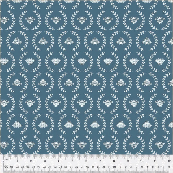 WD Clover and Dots Denim Bee