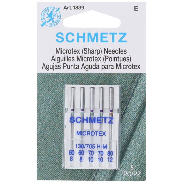 Schmetz Microtex 5pk Assortment