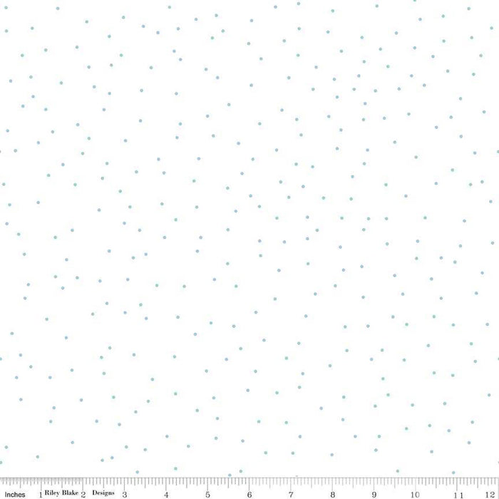 RB Pin Dot Aqua - Seasonal Basics