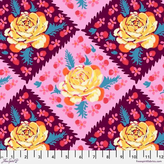 FS Anna Maria Rose Tile Plum