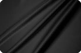 SF Black Silky Satin Solid