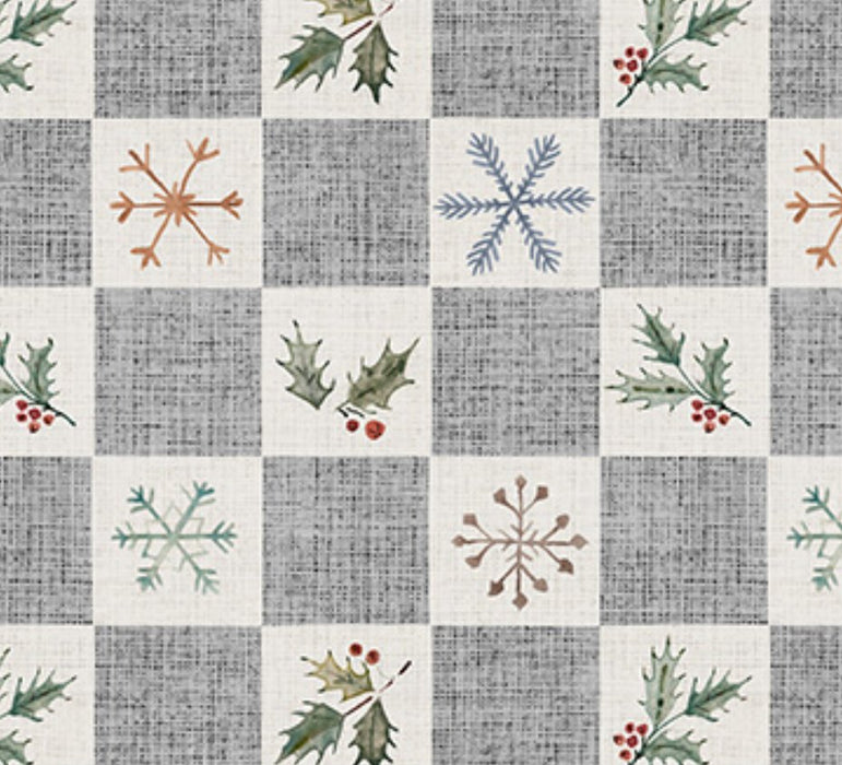 FI Cozy Cubs Snow Check Gray
