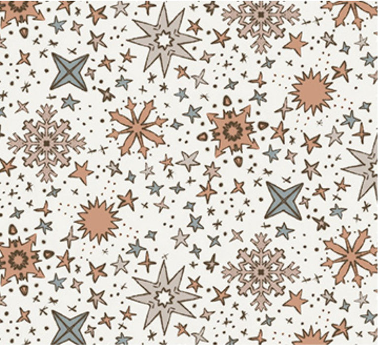 FI Cozy Cubs Snowflakes Cream