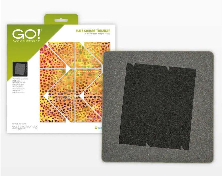 Accuquilt GO! Half Square Triangle-2" Finished Square-Multiples