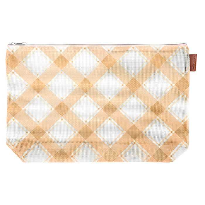 Orange Mad for Plaid Project Bag