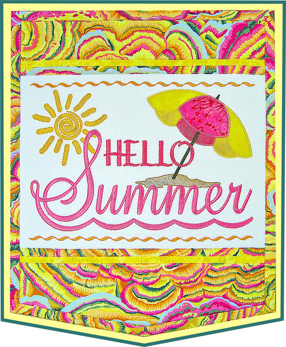 Hello Summer Wall Hanging-Janine Babich