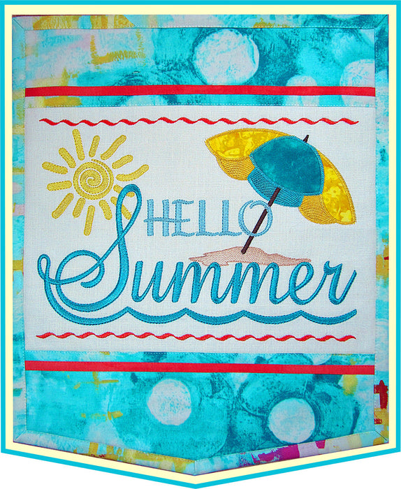 Hello Summer Wall Hanging-Janine Babich