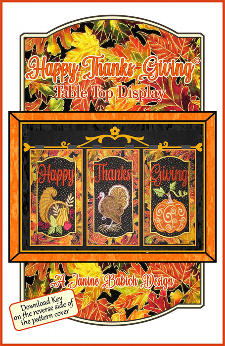 Happy Thanks Giving Table Top Display Pattern