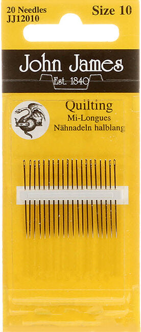 John James Quilting Needles Size 10 20ct