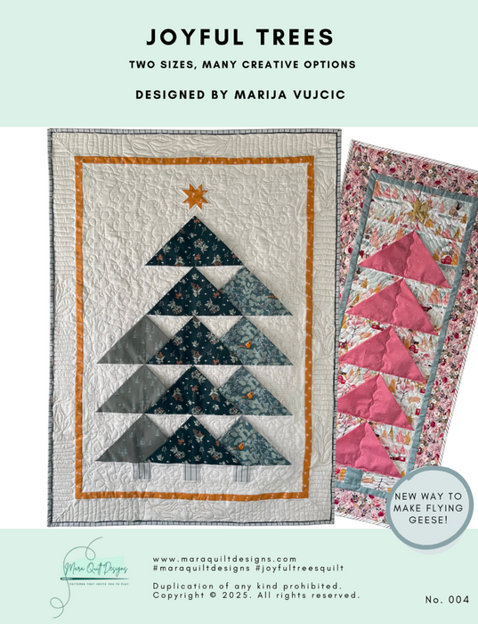 Joyful Treess Downloadable Pattern