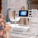 BERNINA Free Hand System knee lifter on the BERNINA 580 Liberty Edition