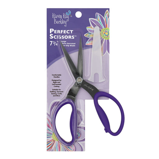 Perfect Scissors Purple 7-3/4in Large Micro-Serrated Non-Slip Blade