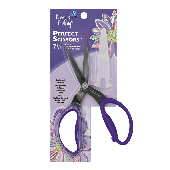 Perfect Scissors Purple 7-3/4in Large Micro-Serrated Non-Slip Blade