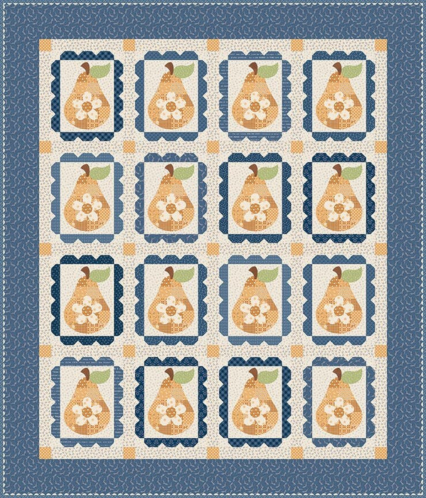 RB Sweet Golden Pears Quilt Kit - Denim & Daisy