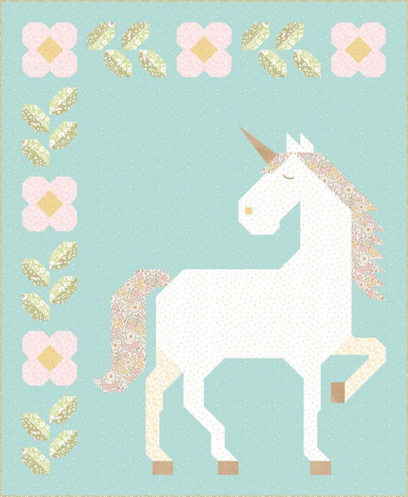 RB Unicorn Garden Quilt Kit - Little Posies