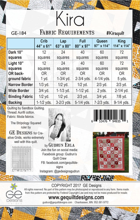 Kira 10" Square Pattern 184