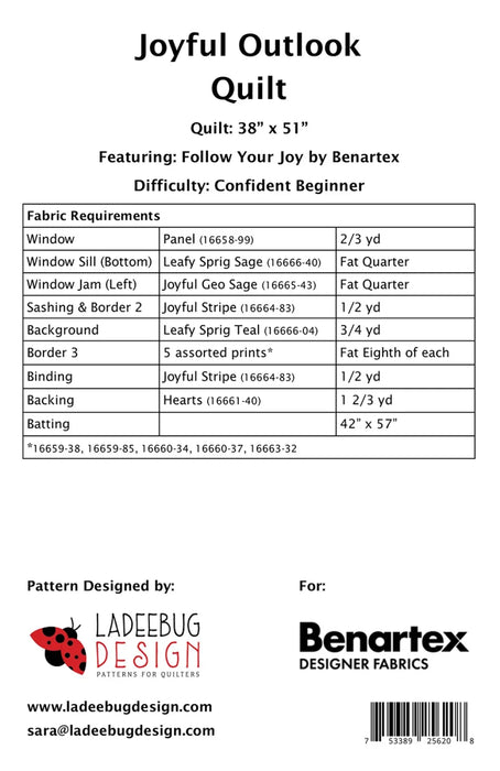 Joyful Outlook Quilt Pattern