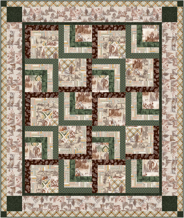 Hidden Forest Boxes Quilt Pattern