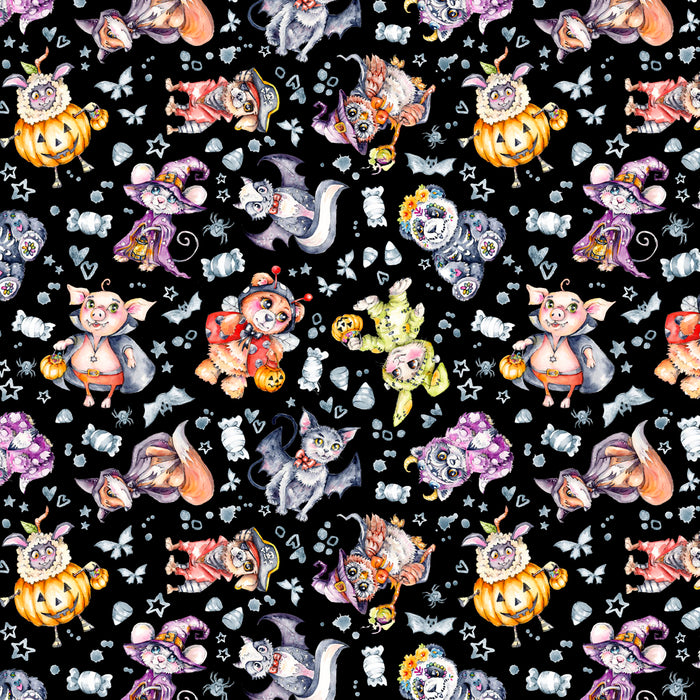 P&B Little Darlings Halloween Character Costume Toss Black