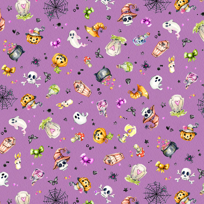 P&B Little Darlings Halloween Spooky Halloween Toss Purple