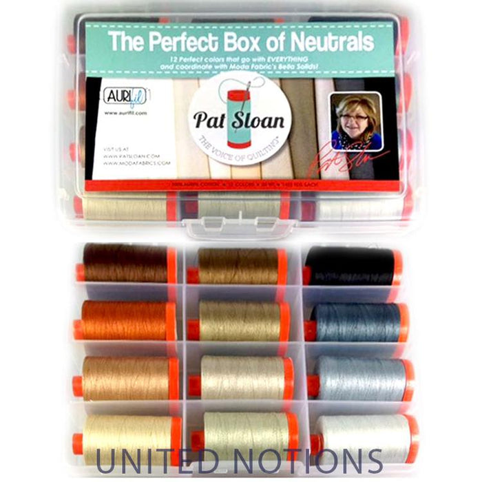 Aurifil Pat Sloan Perfect Box Of Neutrals