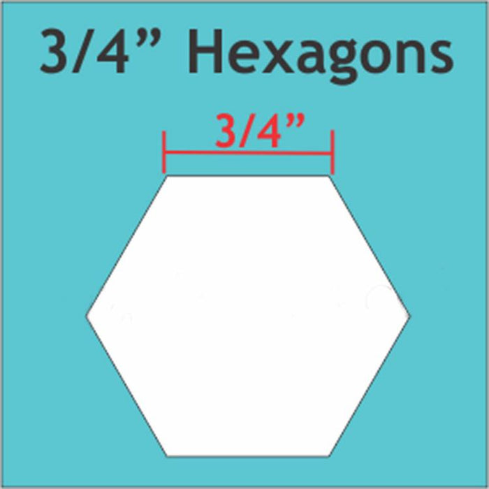 Hexagon 3/4" 750pcs HEX075L Paper Pieces#1