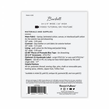 Burkett Pattern Pattern