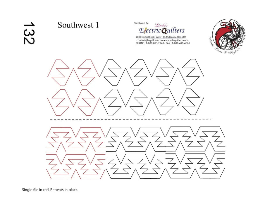 132 Southwest 1 Pantograph by Linda V. Taylor