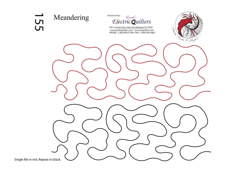 155 Meandering Pantograph by Linda V. Taylor