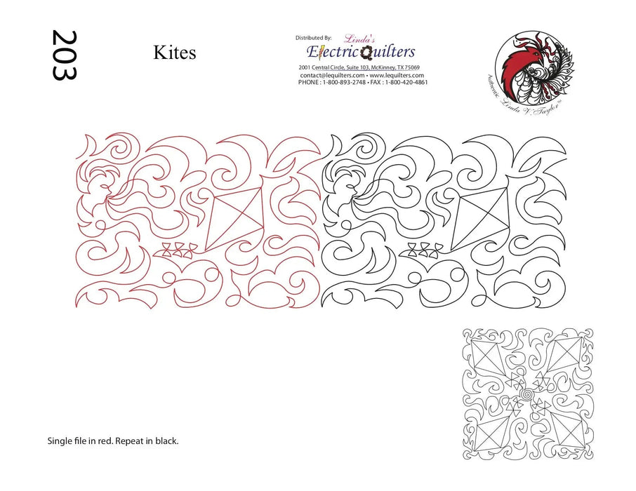 203 Kites Pantograph with Blocks Combo