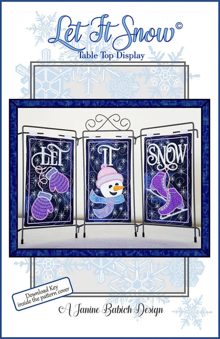 Let It Snow Table Top Display