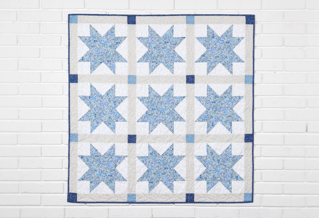 Liberty print quilt project made with the BERNINA 495 Liberty Edition