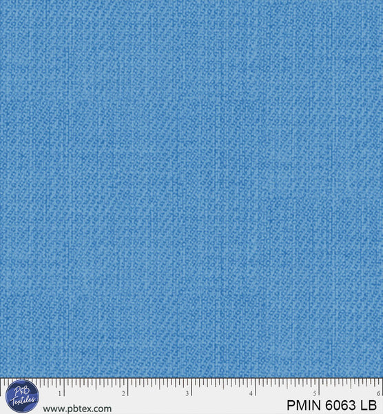 Light Blue Patriotic Minis PMIN-6063-LB Cotton 44”/45” Fabric Per Yard