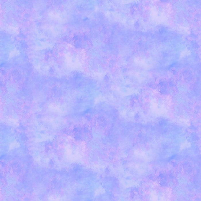 Lilac Water Color Texture Wild Beauty Cotton 44"/45" Fabric Per Yard