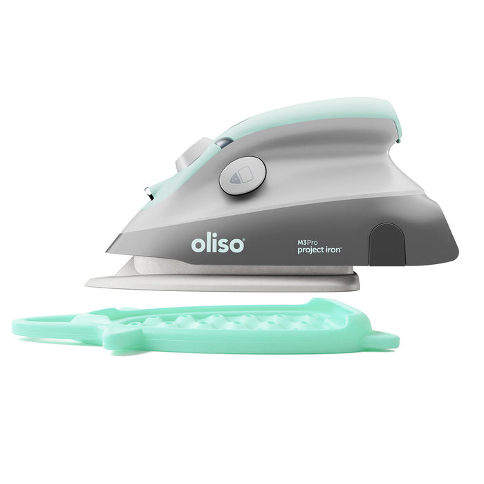 Oliso Project Iron With Trivet Aqua