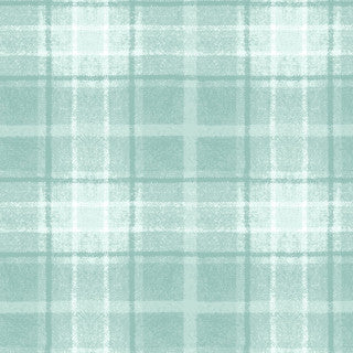 MY Big Plaid Aqua - Snowtop Mountain Flannel