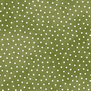 MY Dots Green - Snowtop Mountain Flannel