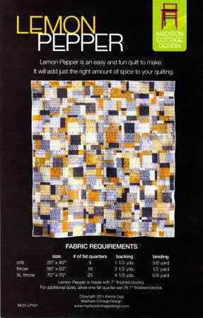 Lemon Pepper Quilt Pattern