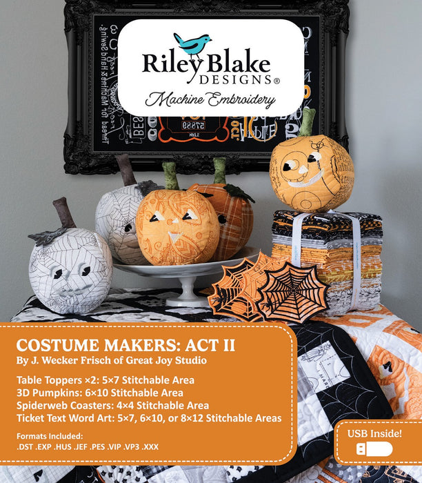 RB Costume Makers Act 2 Machine Embroidery USB