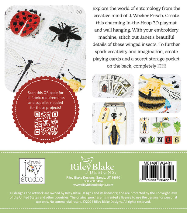 RB In The Wings Quilt Projects - Machine Embroidery USB