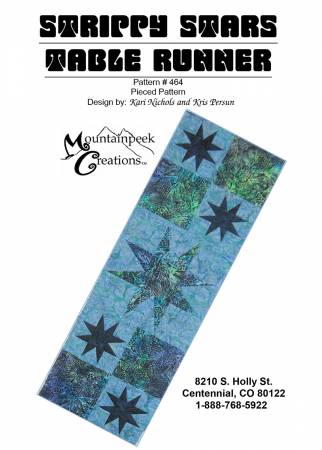 MPC Strippy Stars Table Runner Pattern